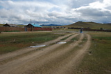 Zelenější část mongolska...